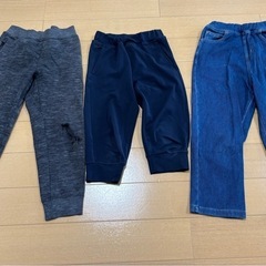 キッズボトムス120cm3着セット
