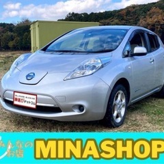 日産　リーフ　銀