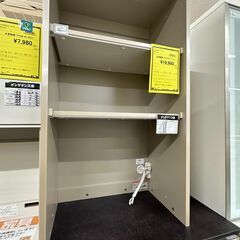 ジモティ来店特価!!　食器棚　エスエークラフト　ベージュ　　J-250624の画像