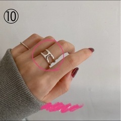出品多数！新品未使用　アクセサリー　リング　イヤーカフ⓶の画像