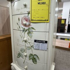 ジモティ来店特価!!　花柄チェスト　　J-250626