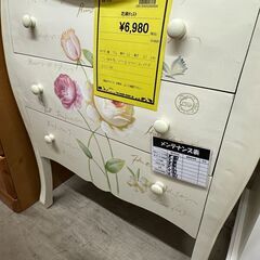 ジモティ来店特価!!　花柄チェスト　　J-250627