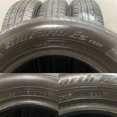 YOKOHAMA BluEarth-Es ES32 155/70R13 13インチ 夏タイヤ 4本 23年製 バリ溝 ピクシスエポック スクラムワゴン ミライース等　(KTD413)クレジットカード QRコード決済可能の画像