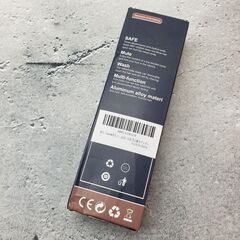 【新品】1台3役 コンパクト 鼻毛カッター エチケットカッター LED電量表示の画像