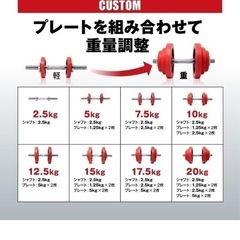 IROTEC（アイロテック）ラバーダンベル  60KG セット
の画像