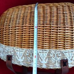 夏向け かごバッグの画像