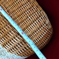 夏向け かごバッグの画像