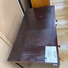 【トレファク ラパーク岸和田店】松本民芸家具 6段チェスト ブラウンの画像