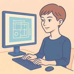 手書きの図面をデータ化します（二次元AutoCAD・IJC…