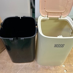 【美品】手持ち付き ダストボックス 白の画像