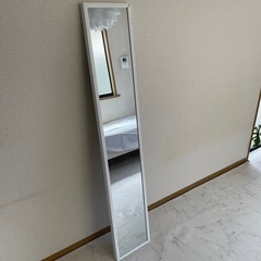 【白色】全身鏡