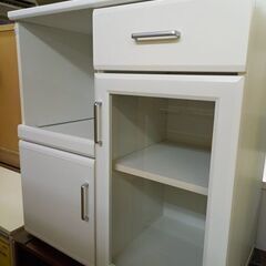【FU2358】★レンジ台 ホワイト 家具 キッチン家具 和泉市...