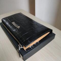 新品未使用  クロコダイル調 長財布 の画像