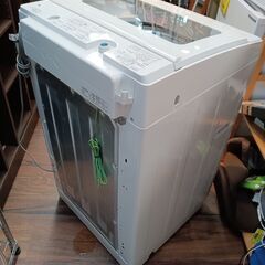 YAMADA　ガラストップ洗濯機　９㎏　YWM-TV90L　2024年製　ホワイト　■買取GO‼　栄和店の画像