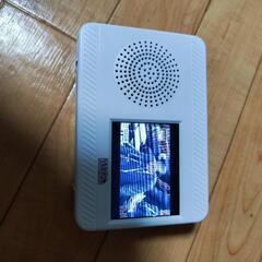 手回し充電ワンセグ対応テレビ