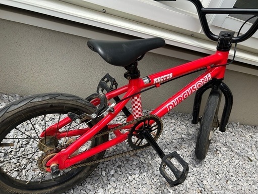 整備済み キッズBMX 14インチダーカスワン 赤 DurcusOne 子供用自転車