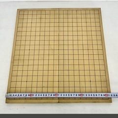 直接引き取り5%OFF　天然木製 将棋盤 囲碁盤 本蛤 那智黒基石付き 足付き ヘリ有り 卓上将棋盤 碁石 将棋版カバー付き 一般家庭用品 店舗用品 中古 602083の画像