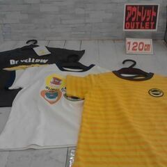 Tシャツ３枚　120cm　　A13436