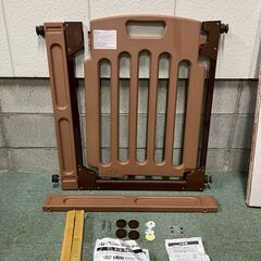 Happiness ハピネス ベビーゲート スムースゲートショコラ GT-OC-15 幅71cm～98cm×高さ83cmの画像