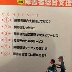 これならわかる図解で障害者総合支援法の画像