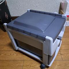スーパーファミコン　ラック　キャスター付き収納　ボックス　ゲーム機　の画像