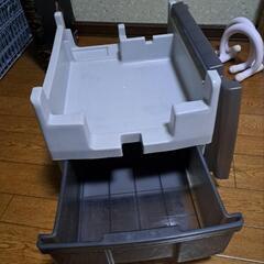 スーパーファミコン　ラック　キャスター付き収納　ボックス　ゲーム機　の画像