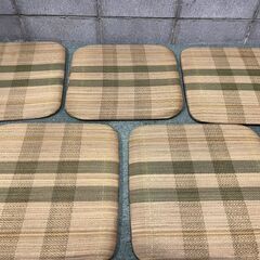 座布団 5枚セット い草 夏用 和風 幅55cm×奥行55cm×高さ2cmの画像
