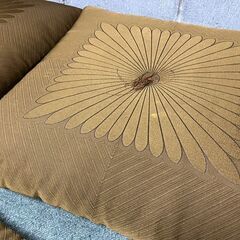 2セットあり 別誂 高級座布団 5枚セット 法事 茶室 和室 客間 幅55cm×奥行60cm×高さ10cmの画像
