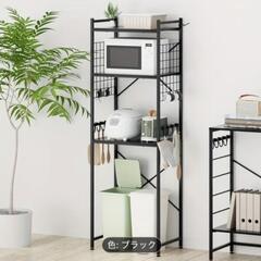 キッチンラック　キッチンボード　ゴミ箱入れられます。