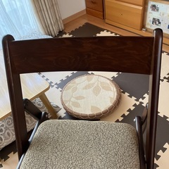 折りたたみ椅子の画像