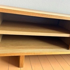 廃盤】無印良品 オーク材 テレビボード TVラック