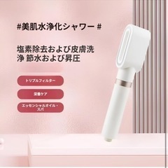 新品⭐️ シャワー 美肌シャワーケアセット　塩素除去 高圧&ミストマイクロナノバブルの画像