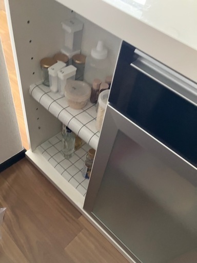 ニトリ　バーカウンター　キッチン　引き出し　収納