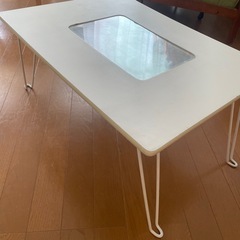 引き出しケース付き折り畳みテーブル
