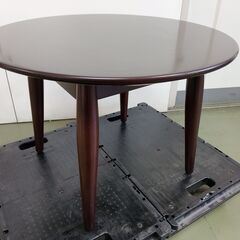 中古　丸ちゃぶ台、丸長ちゃぶ台２台セットの画像