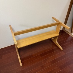 無印良品　リビングでもダイニングでも使えるテーブル2 オーク材の画像