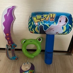 空気で膨らむおもちゃ