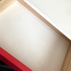 ドレッサー 化粧台 鏡台 椅子付き 赤 インテリア 美品！の画像