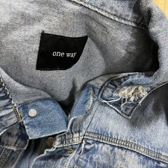 one wey デニムジャケットの画像