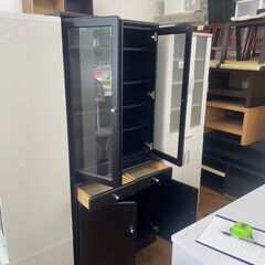リサイクルショップどりーむ鹿大前店　No2058 棚　リビングボード　食器棚　書棚　用途はいろいろ♪の画像