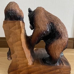 木彫りの熊　木彫り　熊
の画像