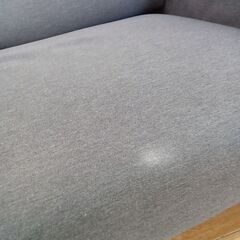 ★ジモティ割あり★ IKEA 2人掛けソファ グレー H70×D75×W120 クリーニング済み TK5492の画像