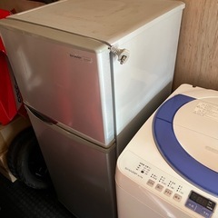 【仙台】SHARP製冷蔵庫＆洗濯機セット