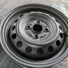 軽自動車用鉄ホイールピッチコート塗装済