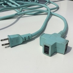 通電確認済 タイカツ 鯛勝産業 1０m 延長コード１５Ａ125V 3口 ソフトタイプの画像