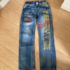 ピンクラテ　ジーンズ　XS125〜135cm