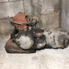 富士重工 ラビット スクーター エンジン 3速 キャブ付　S301 ES36B 125cc 旧車 ベスパ 鉄スクーターの画像