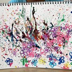 【アトリエべる大井町教室】🌊☀️世界に一つだけの大漁旗を作ろう‼️🐟🎌の画像