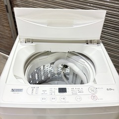 ヤマダセレクト 全自動電気洗濯機 YWM-T60H1 2021年製の画像