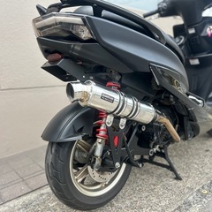 【カスタム車両】YAMAHA シグナスX 4型マットブラック【説明欄カスタム詳細あります】 の画像